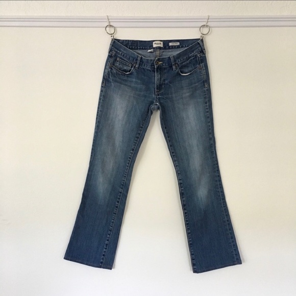 Madewell Bootlegger Denim Blue Jeans 